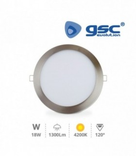 DOWNLIGHT LED 18 W 4200 K 1300 lm NIQUEL OLIMPIA