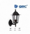 APLIQUE NEGRO ALUMINIO 60 W