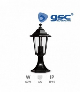 SOBREMURO NEGRO ALUMINIO 60 W CD7I600