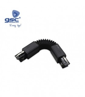 CONECTOR LED ESQUINA V NEGRO