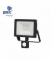 PROYECTOR LED NEGRO SENSOR 10 W 6000 K 900 lm