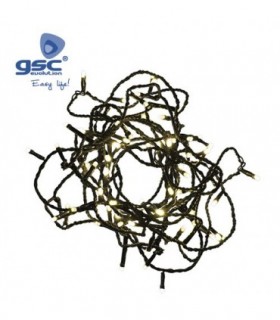 GUIRNALDA 8 FUNC. 5M 50 LEDS 3000K IP44