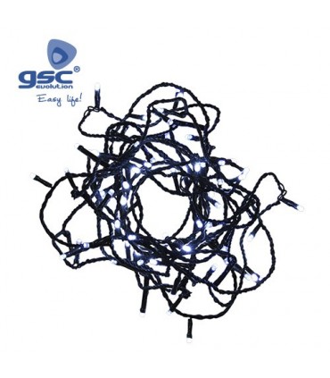 GUIRNALDA 8 FUNC. 5M 50 LEDS 6000K IP44