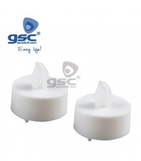 BT VELA PEQUEÑA LED BLANCA