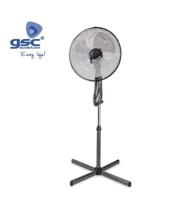 VENTILADOR PIE NEGRO 48W 40x135