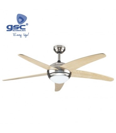 VENTILADOR TECHO HAYA C/LUZ C/MANDO 60W 132x41