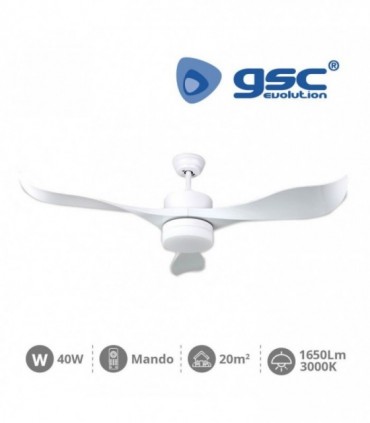 VENTILADOR TECHO DC BLANCO 40W 73 cms