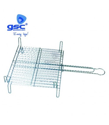 PARRILLA DOBLE 40x45 ACERO CINCADO