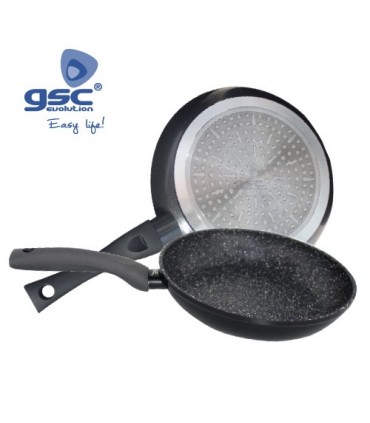 SARTEN 22 ALUMINIO FORJADO PIEDRA