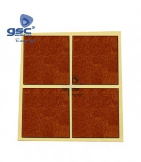 SET 4 FIELTROS 44X38 CUADRADO