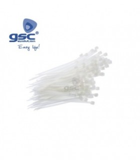 25 BRIDAS 3,5 x 140 NYLON BLANCA