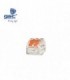 BOLSA 5u.CONECTOR EMPALME 2 TOMAS NARANJA