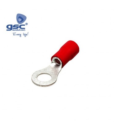 BOLSA 50 TERMINALES REDONDO 3,2/1,5 ROJO