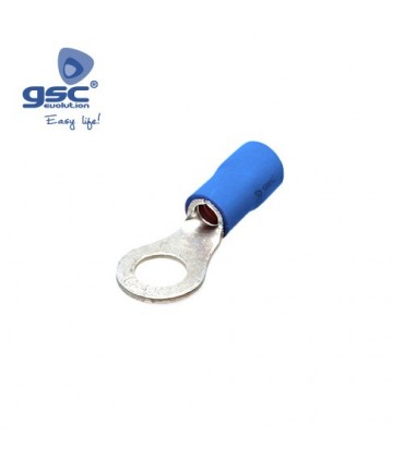 BOLSA 50 TERMINALES REDONDO 10,5/2,5 AZUL