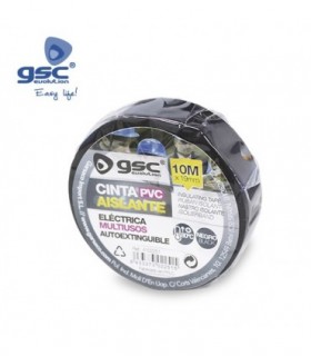 CINTA AISLANTE PVC NEGRA 10 mts x 19 mm