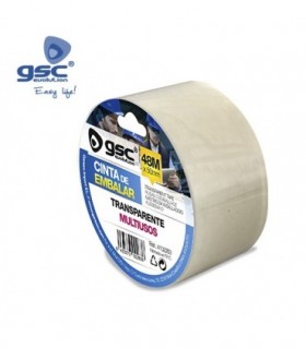 CINTA EMBALAR TRANSPARENTE 48 mts x 50 mm