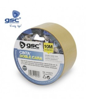 CINTA DOBLE CARA 10 mts x 50 mm