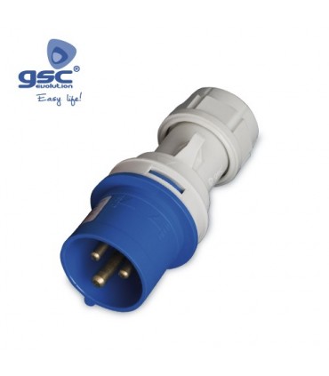 CLAVIJA 16A CETAC 2P+T AZUL