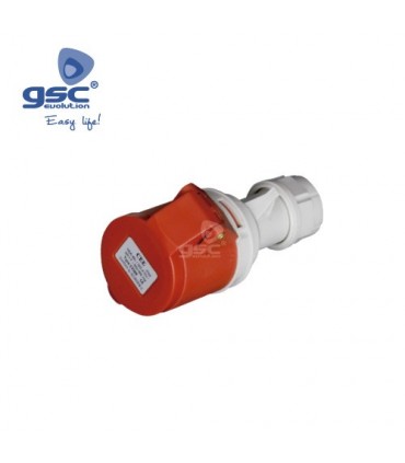 BASE AEREA CETAC 32A 3P+T ROJA