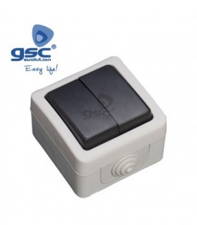 DOBLE CONMUTADOR IP44