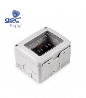 CAJA SUPERFICIE 3 MODULOS C/TAPA IP55