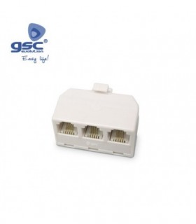 ADAPTADOR TRIPLE TELEFONO