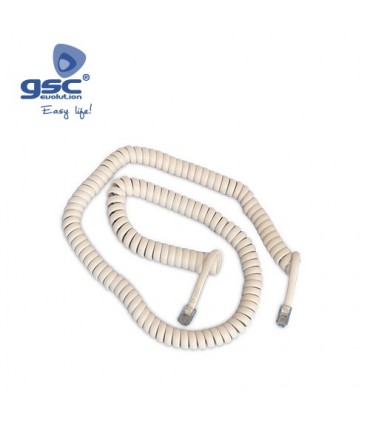 CABLE RIZADO TELEFONO 2,10 M
