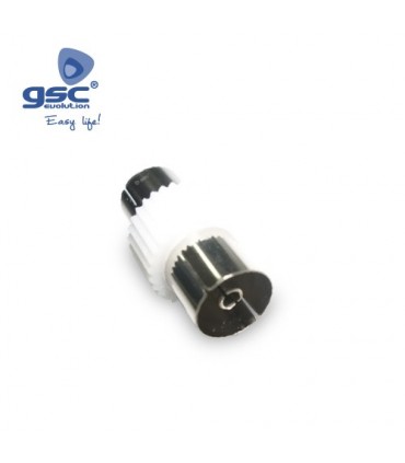CONECTOR TV HEMBRA A HEMBRA