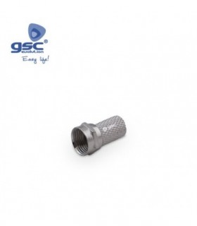 CONECTOR ALUMINIO RG6 CABLE