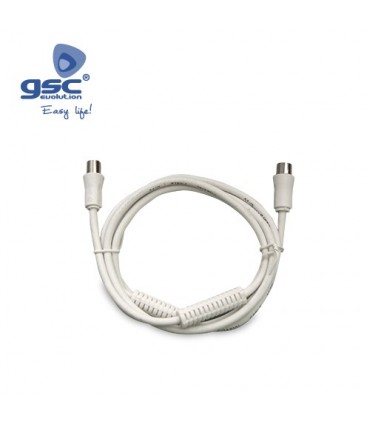 ALARGO COAXIAL 1,5 MT BLANCO FILTRO