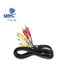 CONEXION 3RCA MACHO A MACHO